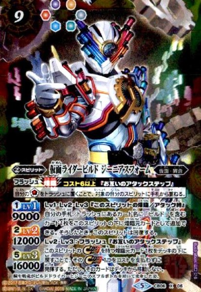 画像1: 仮面ライダービルドジーニアスフォーム(X)(CB06-X06)(全身) (1)