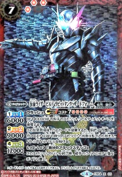 画像1: 仮面ライダービルドラビットタンクハザードフォーム(X)(CB04-X01)(全身) (1)