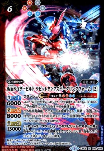 画像1: 仮面ライダービルドラビットタンクスパークリングフォーム[2](M)(CB06-016) (1)